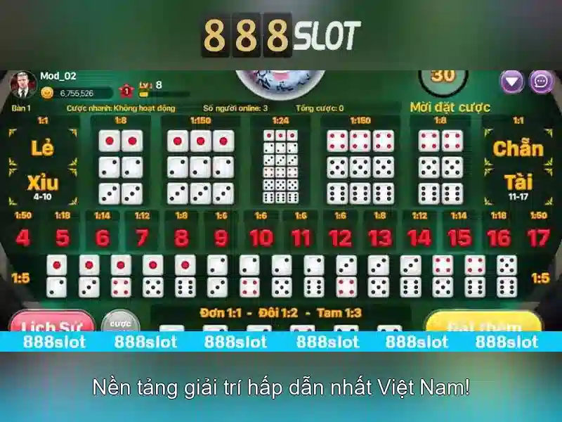 Khuyến mãi bắn cá tại 888SLOT IMG.TIMG_END --></p><p>Để tri ân người chơi, 888SLOT thường xuyên triển khai các chương trình khuyến mãi hấp dẫn:</p><ul><li>Phần thưởng đăng ký miễn phí khi tạo tài khoản mới.</li><li>Giảm giá lên đến 50% cho các lần nạp tiền đầu tiên.</li><li>Quà tặng ngẫu nhiên khi hoàn thành các nhiệm vụ trong game.</li><li>Quay hũ đặc biệt với tỷ lệ trúng thưởng cao.</li></ul><p>Người chơi nên theo dõi thường xuyên để không bỏ lỡ các cơ hội nhận thưởng lớn tại <strong>BẮN CÁ 888SLOT</strong>.</p><h3>Tip Chơi Bắn Cá Hiệu Quả Tại 888SLOT</h3><p>Để tối ưu hóa trải nghiệm và tăng khả năng trúng thưởng, người chơi nên lưu ý:</p><ul><li>Chọn các tựa game có tỷ lệ trả thưởng cao.</li><li>Điều chỉnh ngân sách hợp lý và không chơi quá mức.</li><li>Tham gia các sự kiện đặc biệt để nhận thêm phần thưởng.</li><li>Sử dụng chiến thuật bắn cá linh hoạt, kết hợp giữa tốc độ và độ chính xác.</li></ul><p>888SLOT cũng cung cấp hướng dẫn chi tiết và hỗ trợ 24/7 để giúp người chơi tối ưu hóa trải nghiệm.</p><h2><strong>BẮN CÁ 888SLOT – Nơi Giao Lưu Và Kết Nối</strong></h2><p class='body_img'></p><p>Để tri ân người chơi, 888SLOT thường xuyên triển khai các chương trình khuyến mãi hấp dẫn:</p><ul><li>Phần thưởng đăng ký miễn phí khi tạo tài khoản mới.</li><li>Giảm giá lên đến 50% cho các lần nạp tiền đầu tiên.</li><li>Quà tặng ngẫu nhiên khi hoàn thành các nhiệm vụ trong game.</li><li>Quay hũ đặc biệt với tỷ lệ trúng thưởng cao.</li></ul><p>Người chơi nên theo dõi thường xuyên để không bỏ lỡ các cơ hội nhận thưởng lớn tại <strong>BẮN CÁ 888SLOT</strong>.</p><h3>Tip Chơi Bắn Cá Hiệu Quả Tại 888SLOT</h3><p>Để tối ưu hóa trải nghiệm và tăng khả năng trúng thưởng, người chơi nên lưu ý:</p><ul><li>Chọn các tựa game có tỷ lệ trả thưởng cao.</li><li>Điều chỉnh ngân sách hợp lý và không chơi quá mức.</li><li>Tham gia các sự kiện đặc biệt để nhận thêm phần thưởng.</li><li>Sử dụng chiến thuật bắn cá linh hoạt, kết hợp giữa tốc độ và độ chính xác.</li></ul><p>888SLOT cũng cung cấp hướng dẫn chi tiết và hỗ trợ 24/7 để giúp người chơi tối ưu hóa trải nghiệm.</p><h2><strong>BẮN CÁ 888SLOT – Nơi Giao Lưu Và Kết Nối</strong></h2><p class='body_img'><div class=